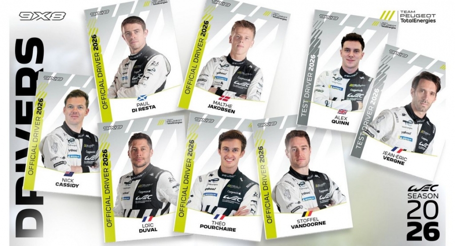 Team Peugeot confirms its race and development drivers for 2026