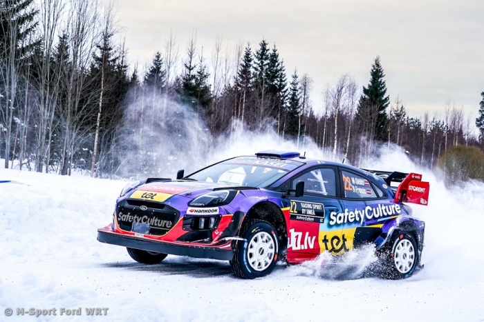 M-Sport crews show Promise and Progress on Rally Sweden