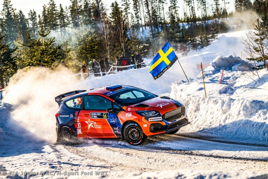 Taylor Gill triumphs Junior WRC in Sweden