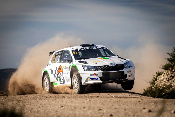 Ricardo Filipe e Filipe Carvalho no Rally de Portugal
