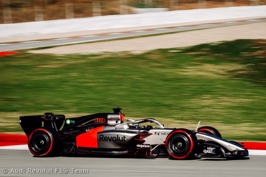 Audi F1 Team concludes a week of on-track activities in Barcelona