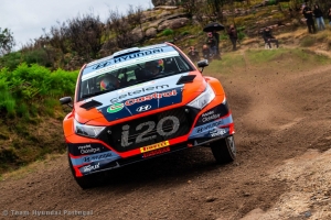 Dani Sordo em segundo lugar no Terras D’Aboboreira