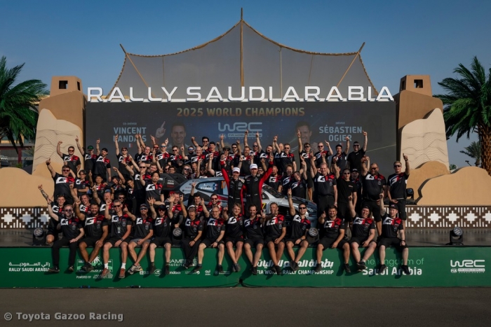 Ogier becomes nine-time world champion with Toyota Gazoo Racing