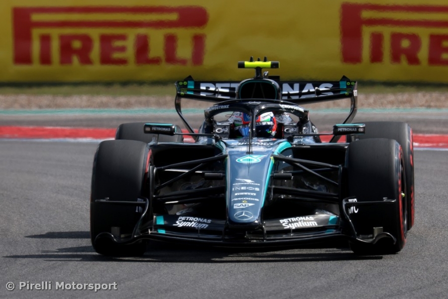 Antonelli chases title from Soft-shod pole position