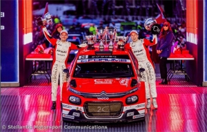 L&eacute;o Rossel and Guillaume Mercoiret take WRC2 victory at Monte-Carlo