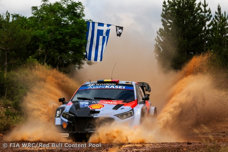 Neuville on top after punishing Friday for Acropolis rivals