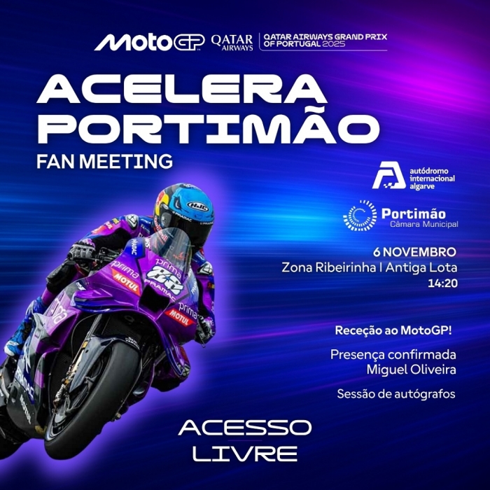 Miguel Oliveira é recebido em Portimão