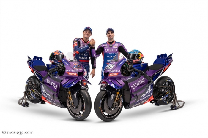 Prima Pramac Yamaha MotoGP unveil 2025 colours