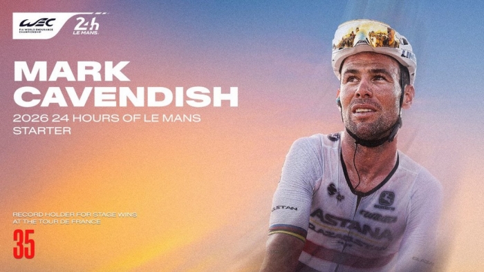 Sir Mark Cavendish to wave the start of the 24 Hours of Le Mans
