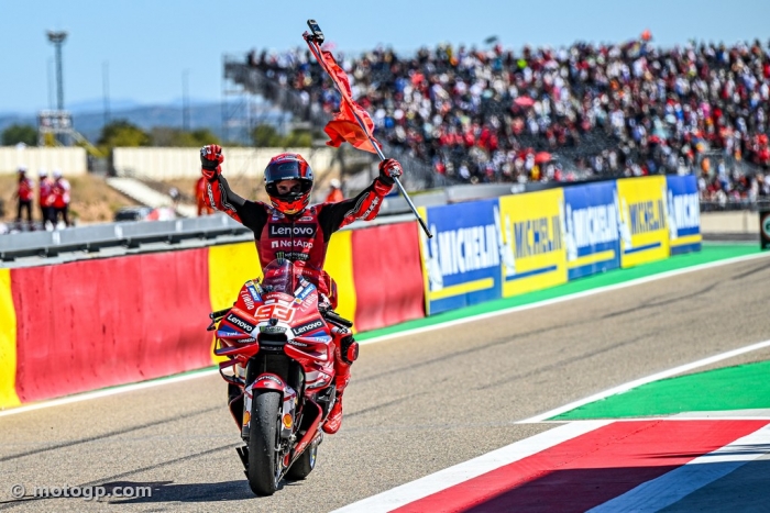 Marc Marquez underline title charge at Aragon