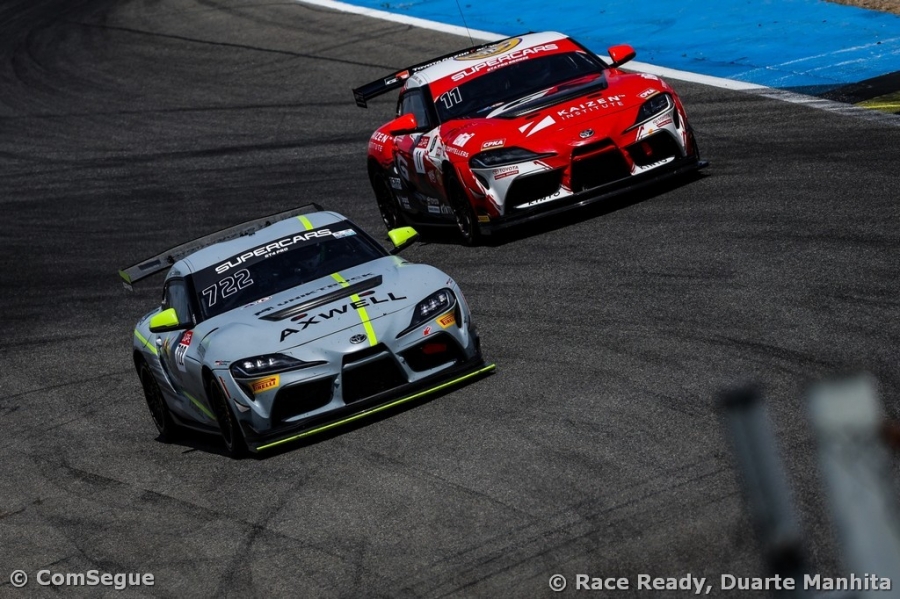 Joel Bergstr&ouml;m e Roberto Faria evoluem em Jarama