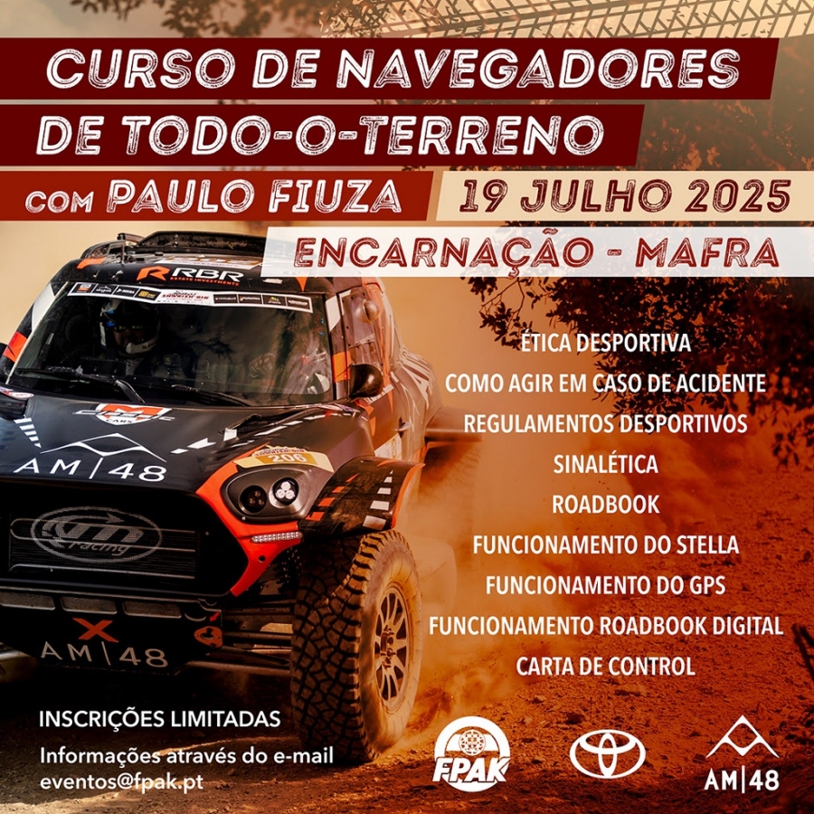 Curso de Navegadores de Todo-o-Terreno | 19 de Julho em Mafra