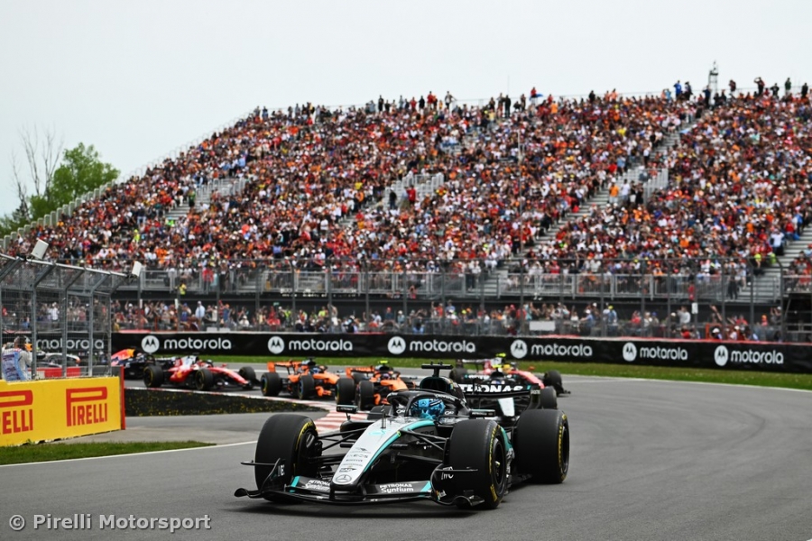 Russell secures Sprint WIN and pole in Canada