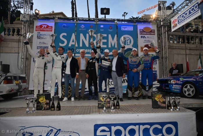 Franco Cunico gets the 39th Sanremo Historic Rally