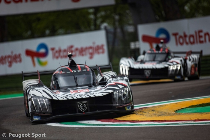 Peugeot 9X8 #94 qualifies in forth at Imola