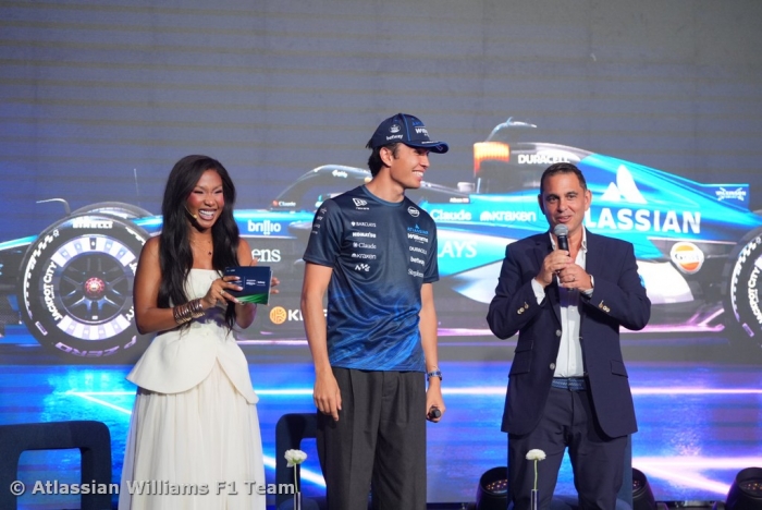 Williams F1 Team driver Alex Albon visited Johannesburg
