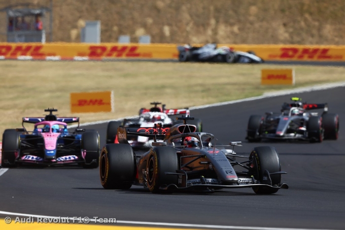 Audi F1 Team in the points at the Hungaroring
