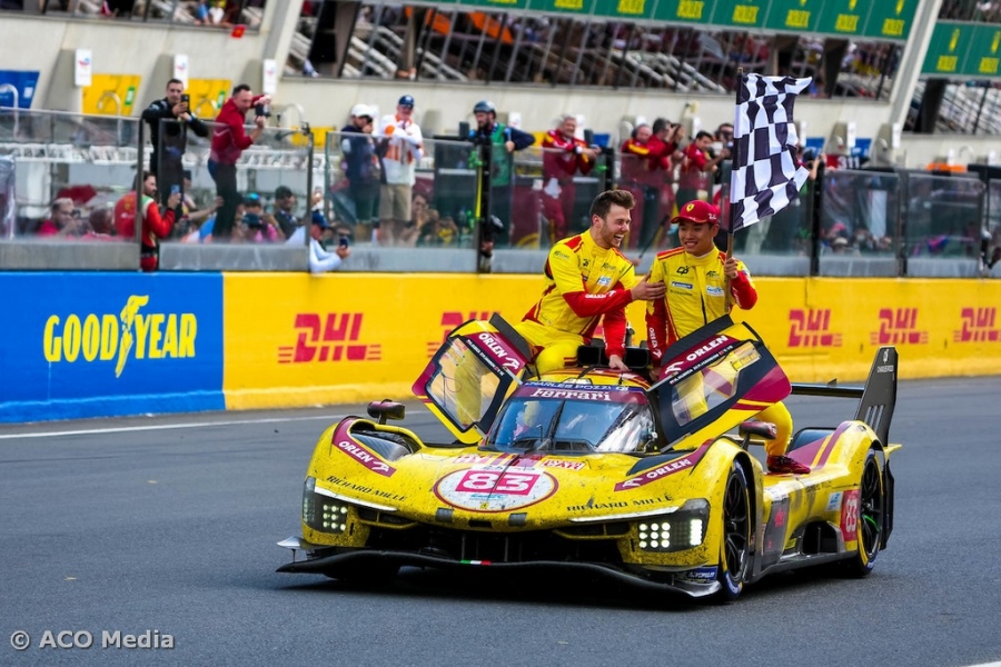 AF Corse team take Ferrari into the history books at Le Mans