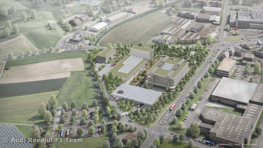 Audi F1 Team confirms vision for its new home in Hinwil, Switzerland