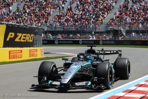 Russell takes Sprint pole in Canada