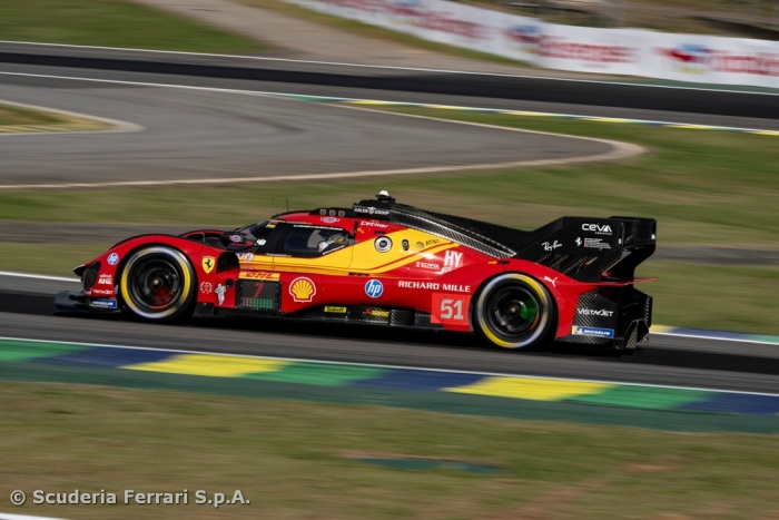 Ferrari podium finish at Interlagos