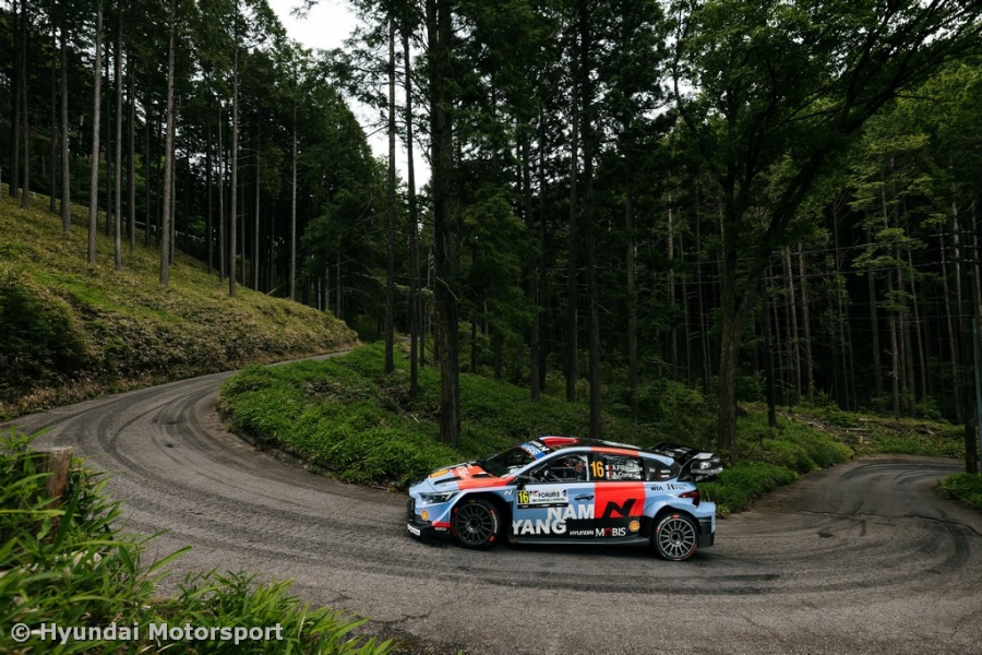 Hyundai World Rally Team claims top-five in Japan