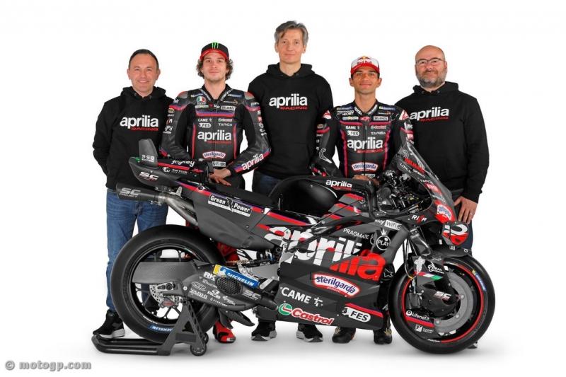 Jorge Martin and Bezzecchi headline 2025 Aprilia presentation