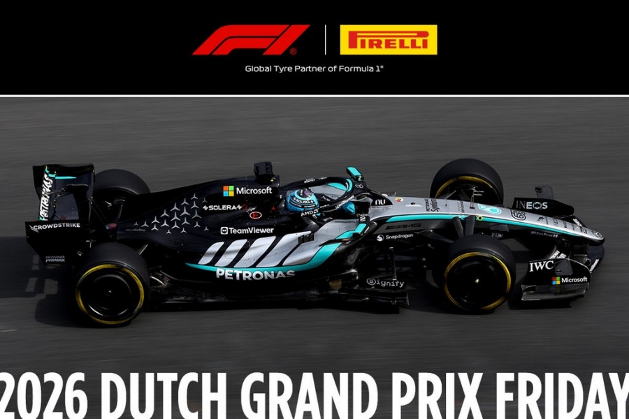 Russell takes Sprint pole in the Netherlands