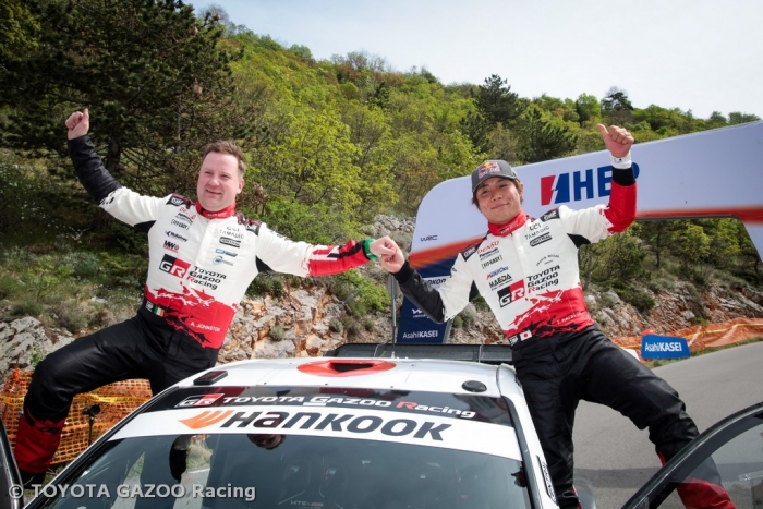 Katsuta is back-to-back winner and WRC leader with TGR-WRT