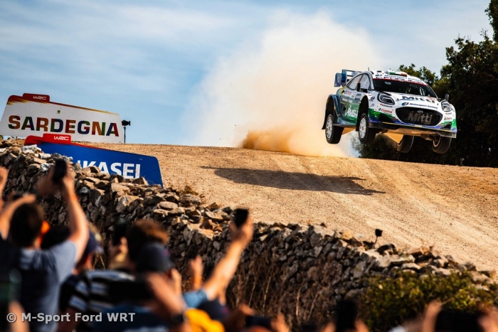 M-Sport crews bid Farewells to Rally1 Cars on Rally Italia Sardegna