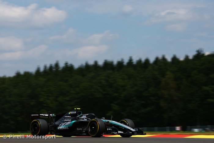 Antonelli quickest on Friday in Belgium