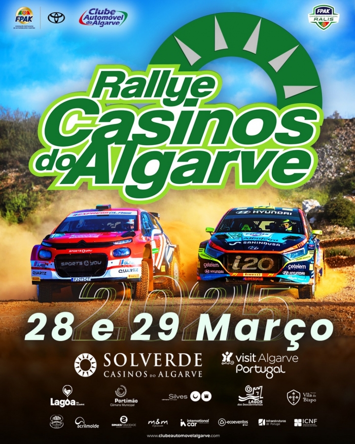 Rallye Casinos do Algarve 2025 - Comunicado nº1