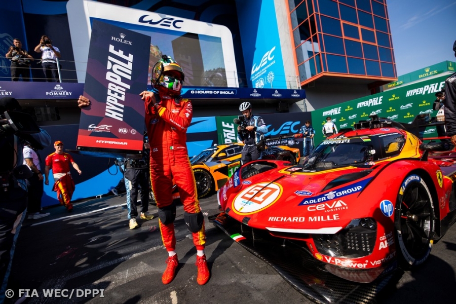 Ferrari on pole at Imola as Giovinazzi tops scintillating shootout