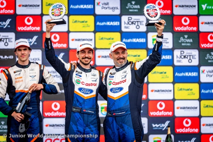 Carlberg and T&uuml;rkkan bring two-point Junior WRC duel to Finland