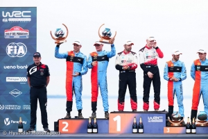 Hayden Paddon and Adrien Fourmaux secure fantastic double podium