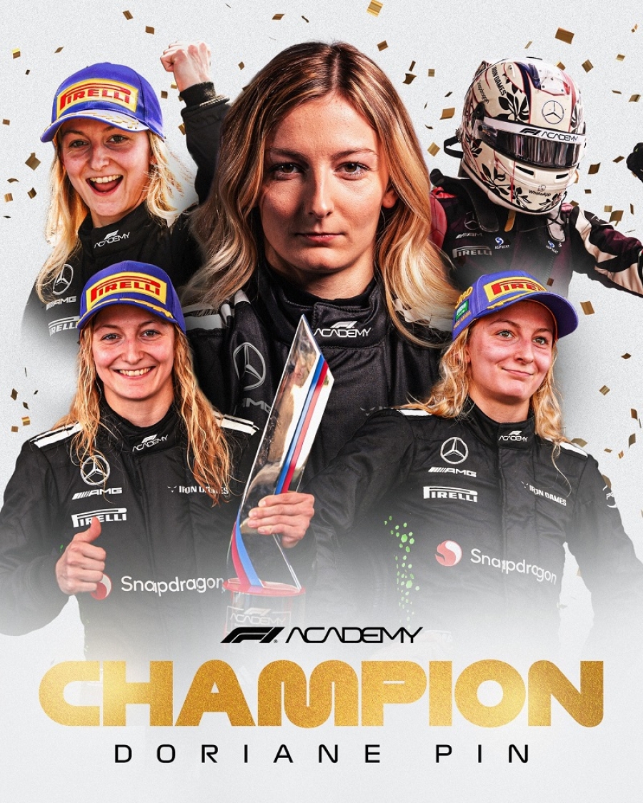 Dorian Pin is the 2025 F1 Academy Champion