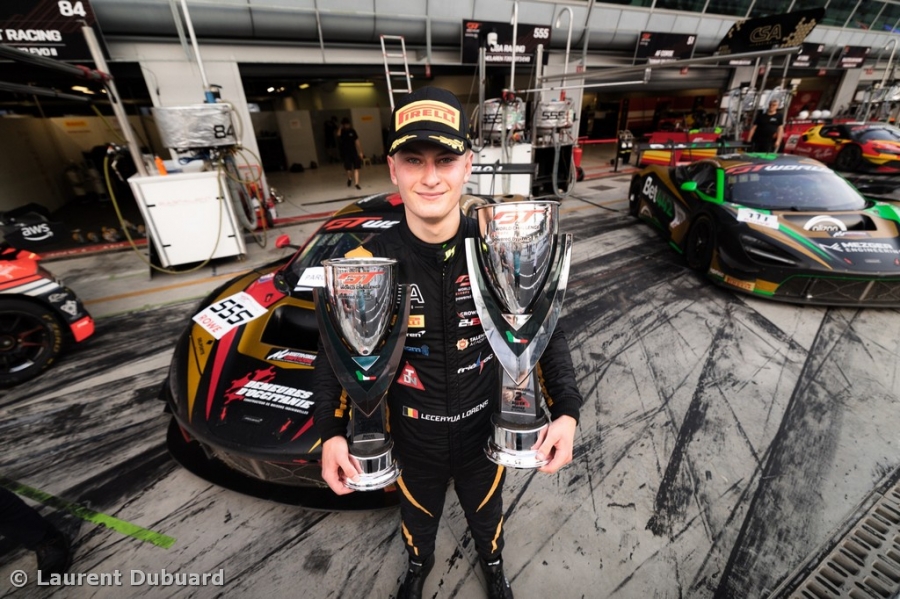 Lorens Lecertua claimed his first podium finish at Monza