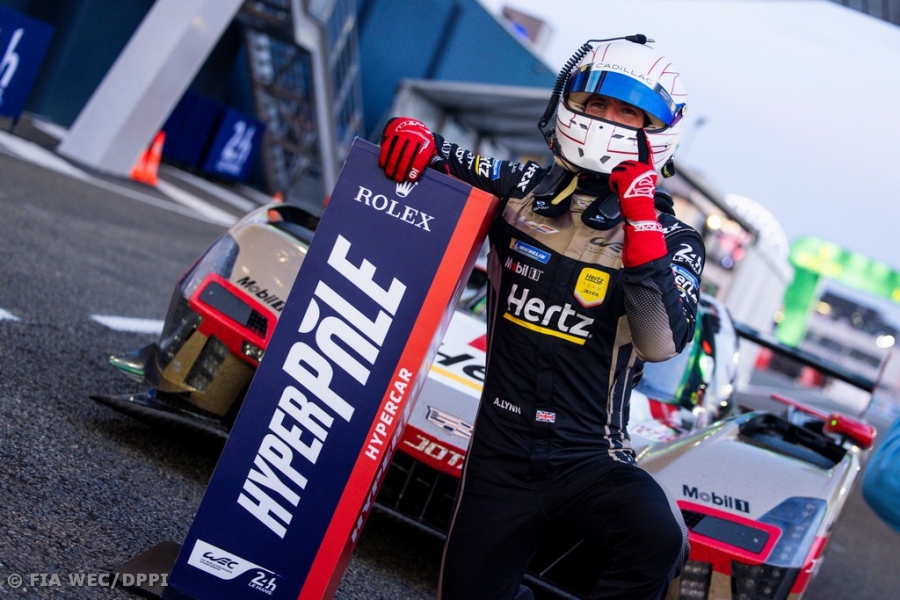 Cadillac locks out front row of the grid on Le Mans anniversary