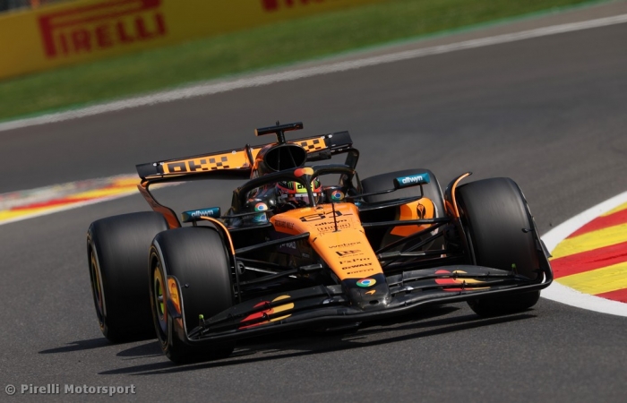Piastri with a record pole at Spa