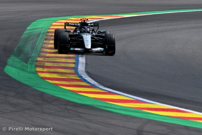 Antonelli on pole at Spa-Francorchamps