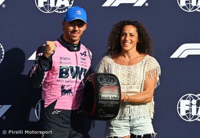 Pierre Gasly flies to seize pole at Monza
