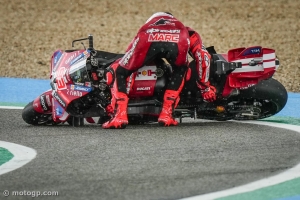 Crash, switch, win: Marc Marquez back on top in dramatic flag-to-flag Sprint