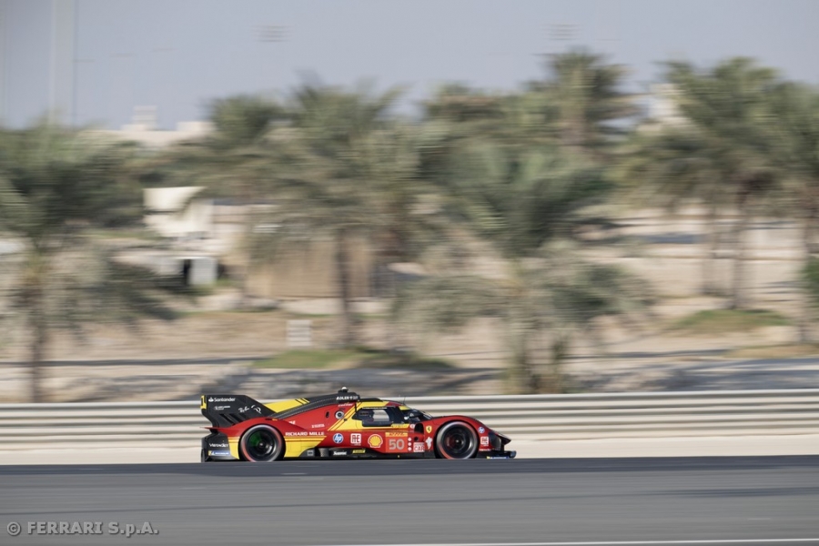 Ferrari Rookie Test concludes with the 499Ps in Bahrain