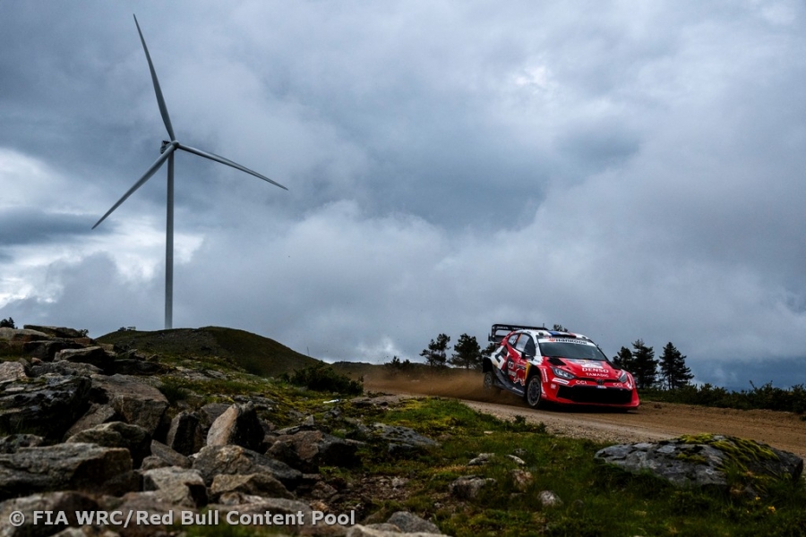 Ogier masters Portugal mud to lead into final day