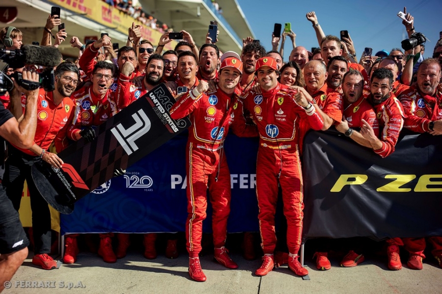 Charles and Carlos nets FERRARI a one-two in COTA