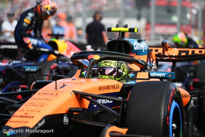 Norris on pole in Hungary
