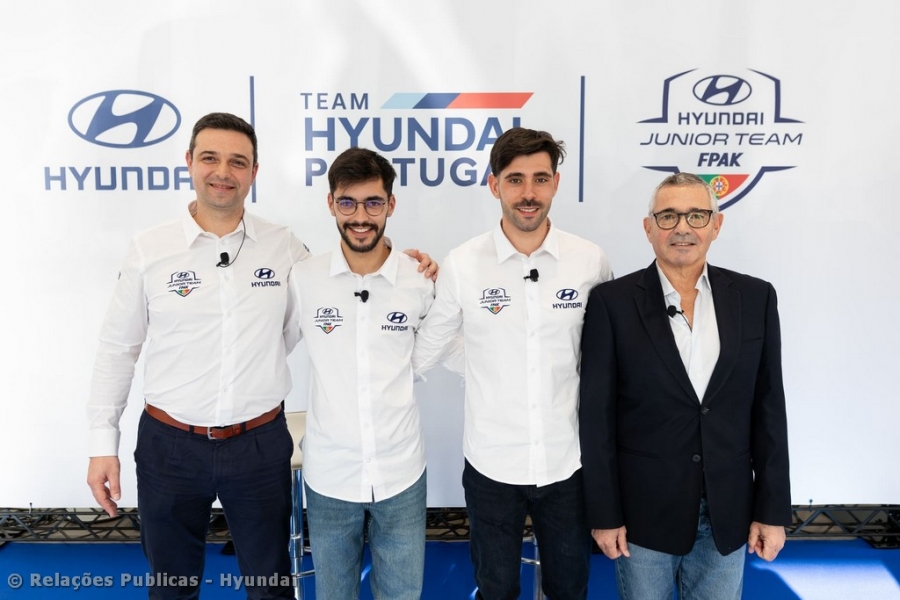 Hugo Lopes e Gonçalo Henrique na Hyundai Júnior Team FPAK